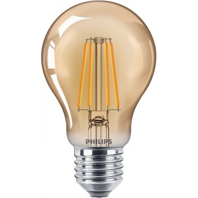 Philips LED žárovka Classic 48W E27 825 A60 GOLD ND 600Lm