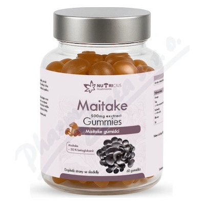 Nutricius Maitake 500mg gumové cukríky 60 ks