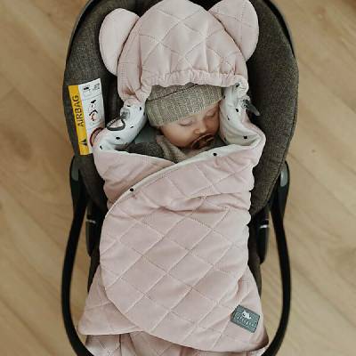 Sleepee Fusak zavinovačka deka do autosedačky Royal pink