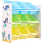 Ginger Home Етажерка с 9 кутии за играчки и книжки Ginger Home - Русалка (JWTR-3183) - kindermarket