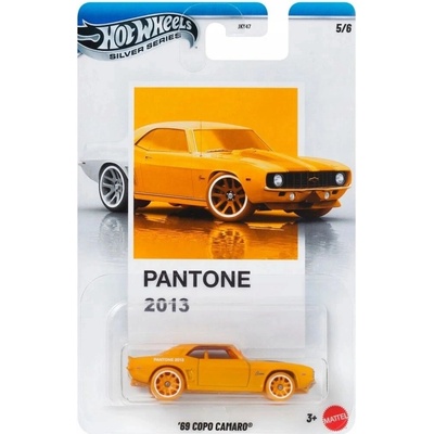 Mattel HOT WHEELS Silver Series Pantone auto kovové 5 druhů