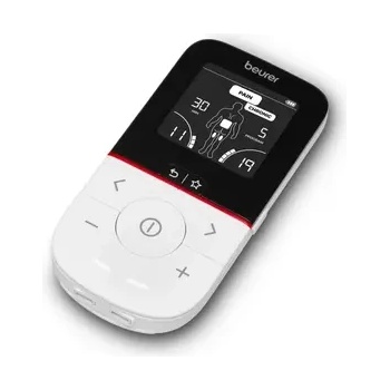 Image 1 of Beurer Масажор, Beurer EM 56 digital TENS/EMS unit, Pain therapy (TENS), Muscle stimulation (EMS), impulse massage, 4 electrodes, 2 adjustable channels, (10606_BEU)