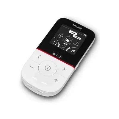 Beurer Масажор, Beurer EM 56 digital TENS/EMS unit, Pain therapy (TENS), Muscle stimulation (EMS), impulse massage, 4 electrodes, 2 adjustable channels, (10606_BEU)