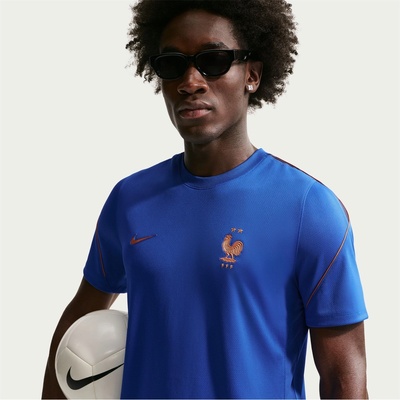 Nike Тениска Nike Men's France Short Sleeve T-Shirt - Blue/Orange