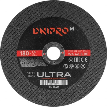 Dnipro-M Řezný kotouč 180 x 1,6 x 22,2 mm 72329000