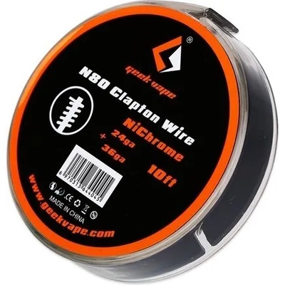 Geek Vape N80 Clapton Wire 3m (24GA + 36GA)