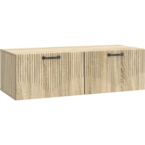 vidaXL Стенно монтиран ТВ шкаф 98 x 41 x 30 cm Дъб сонома (899037)