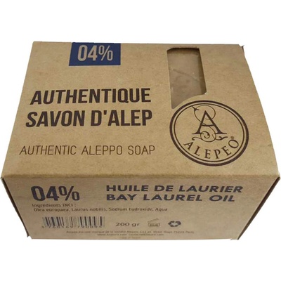 Alepeo Bio mýdlo s vavřínovým olejem 4% 190 g