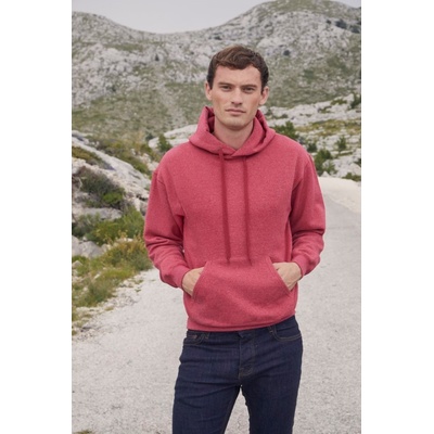 Fruit of THE LOOM CLASSIC HOODED SWEAT LIGHT PINK