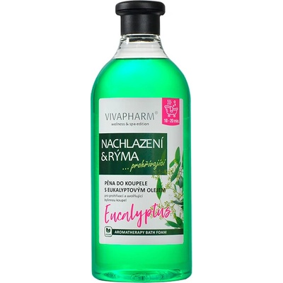 VIVAPHARM Pěna do koupele Nachlazení a rýma 750 ml