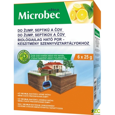 Bros Microbec Ultra do žump,septiků a ČOV 5+1x25g – Zboží Dáma
