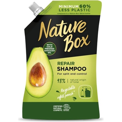 Nature Box regeneračný šampón s avokádovým olejom 500 ml náplň