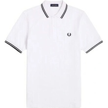 Fred Perry polokošele s krátkym rukávom Fp Twin Tipped Fred Perry Shirt biele
