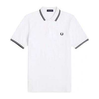 Fred Perry polokošele s krátkym rukávom Fp Twin Tipped Fred Perry Shirt biele