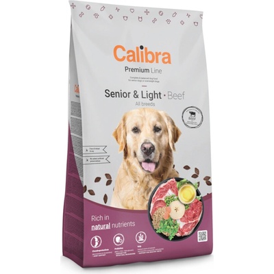 Calibra Premium Line Senior & Light Beef 12 kg