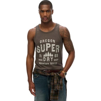 SUPERDRY Потник Superdry Work Shop vest - Grey (Vintage Black)