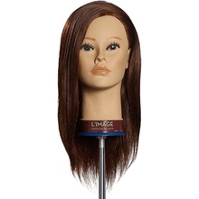 L´image Cvičná hlava tmavá blond Limage Nicola 35 cm