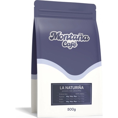 Café Montaña Natur Decaf mletá Moka konvička 0,5 kg