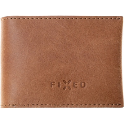 Fixed Wallet kožená peněženka z pravé hovězí kůže hnědá