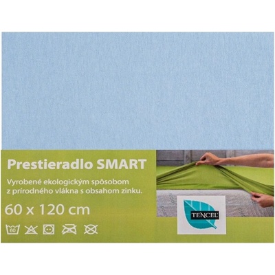 SCANquilt prestieradlo/chránič Smart svetlá modrá 60x120