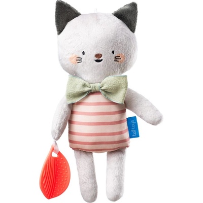 Сензорна мека играчка с гризалка Taf Toys - Котето Клара (TT13625)