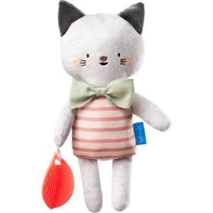 Taf Toys Сензорна мека играчка с гризалка Taf Toys - Котето Клара (TT13625)
