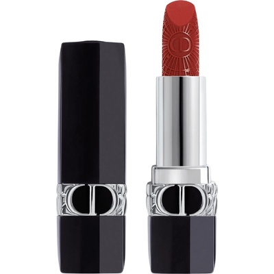 Dior Couture Colour Velvet кремообразно червило 999 с пълнител 3.5 г