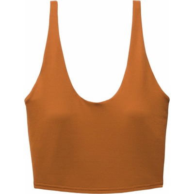 PrAna CHAKARA CROP TOP hnedá XS