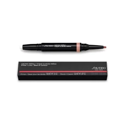 Shiseido LipLiner InkDuo 02 Beige молив-контур за устни 2в1 1, 1 g
