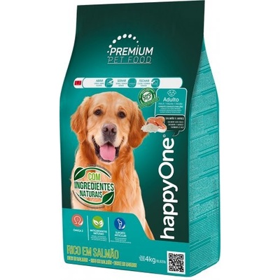 happyOne Premium Adult Dog Salmon and Rice 15 kg