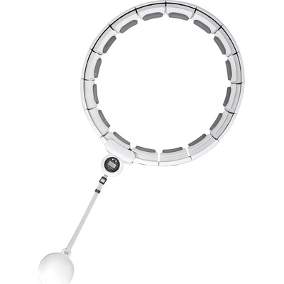 Trizand 25254 Masážna obruč Hula Hoop so závažím biela