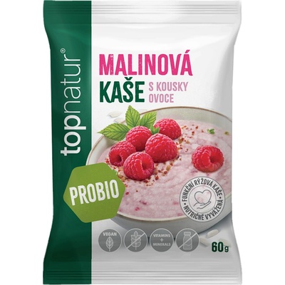 Topnatur Probio KAŠA Malina instantná ryžová kaša 60 g