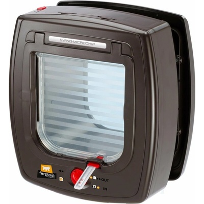 Ferplast SWING MICROCHIP dvierka hnede 22,5 x 16,2 x 25,2 cm