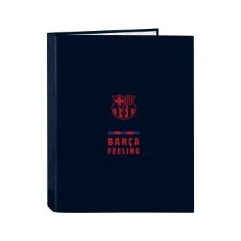 F. C. Barcelona Папка с пръстени F. C. Barcelona Морско син A4 (26.5 x 33 x 4 cm)