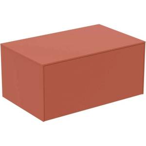 Ideal Standard Atelier Conca червено-оранжев матов стенен шкаф с 1 чекмедже с плот 80 см (T4312Y3)