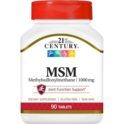 21st Century MSM, 1000 mg, 90 таблетки, 21st Century (9179)