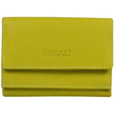 Segali Dámská malá kožená peněženka SG 1756 neon lime – Zbozi.Blesk.cz