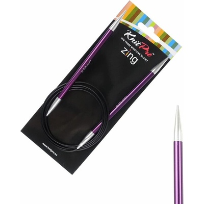 Knitpro Zing kruhové ihlice na pletenie 120 cm 6 mm