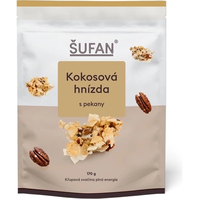 Šufan Kokosové hniezda s pekany 170g