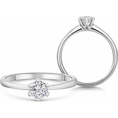 Sofia Diamonds zlatý zásnubní prsten s diamantem BDRB00150WG
