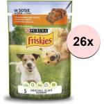 Friskies Възрастни пакетче с пиле и моркови в сос 26 x 85 г