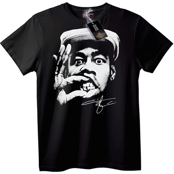 NOONEBRAND Тениска Broke Band подпис - 2XL, White