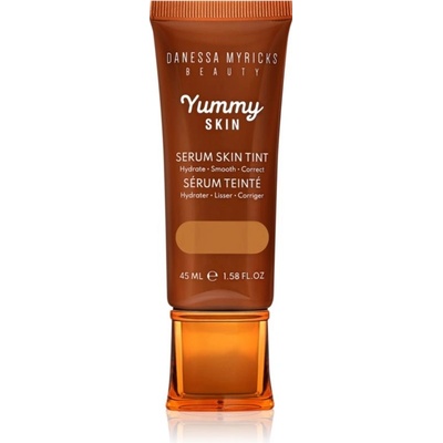 Danessa Myricks Beauty Yummy Skin Serum Skin Tint hydratačný make-up s vyhladzujúcim účinkom 10 Tan Skin with Neutral Olive Undertones 45 ml