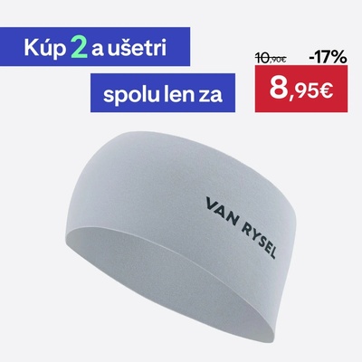 Van Rysel cyklistická čelenka Roadr 500 sivá