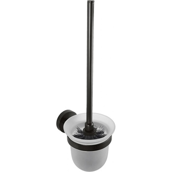 Hopa WC štetka miska sklo 95×360×140 mm Černá KDBE104113010