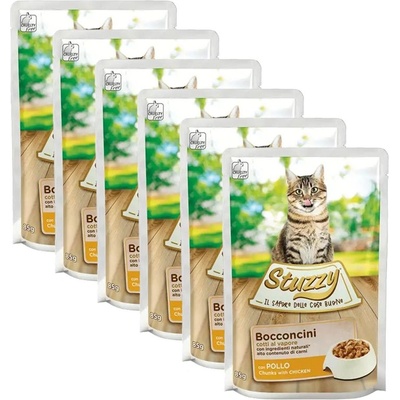 Stuzzy Cat Chunks парчета пиле в сос 6 x 85 г