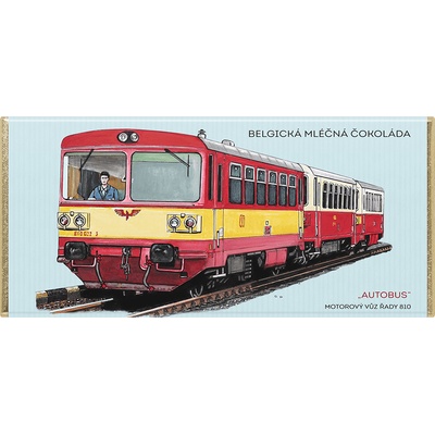 Choco Pola Motorový vůz řady 810 Autobus mléčná 100 g
