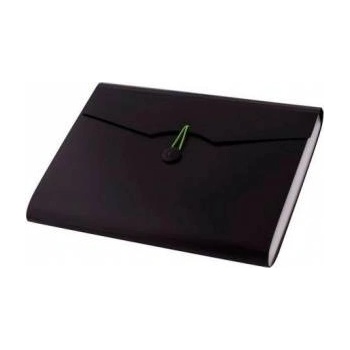 D. Rect Briefcase A4 12 compartments black D. RECT