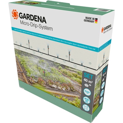 Gardena Štartovacia súprava Micro-Drip-System pre hriadky a okraje 40 m²