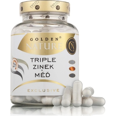 Golden Nature Triple zinek a měď 100 tablet